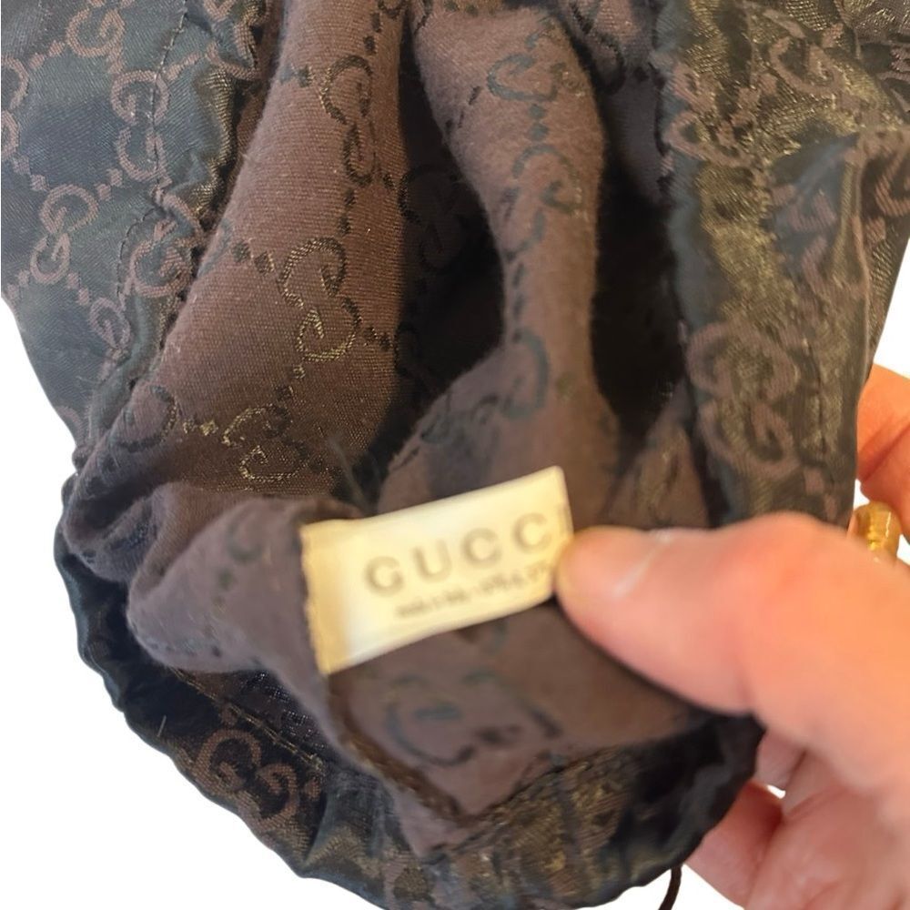 Gucci Dark Gray Monogram Bag - Picture 4 of 4